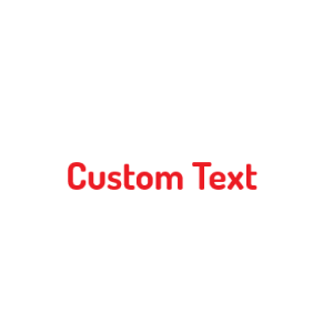 Custom Text/BGA Number